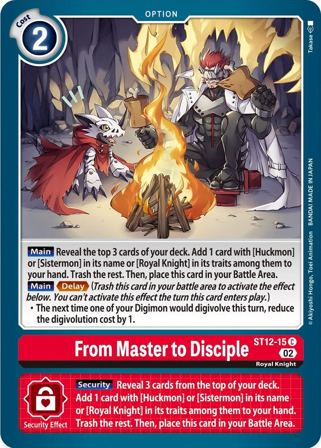 From Master to Disciple [ST12-15] [Starter Deck: Jesmon] - PCA Designer Toys
