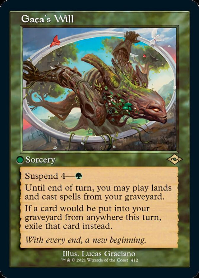 Gaea's Will (Retro Foil Etched) [Modern Horizons 2] - PCA Designer Toys