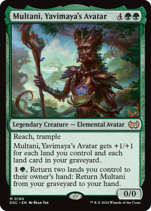 Multani, Yavimaya's Avatar [Duskmourn: House of Horror Commander] - PCA Designer Toys