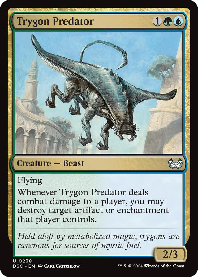 Trygon Predator [Duskmourn: House of Horror Commander] - PCA Designer Toys