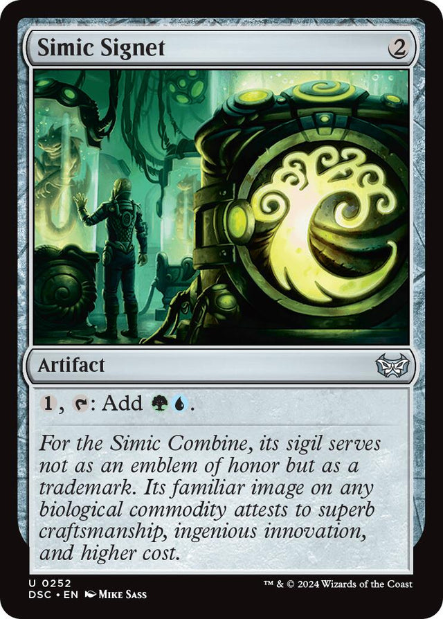 Simic Signet [Duskmourn: House of Horror Commander] - PCA Designer Toys