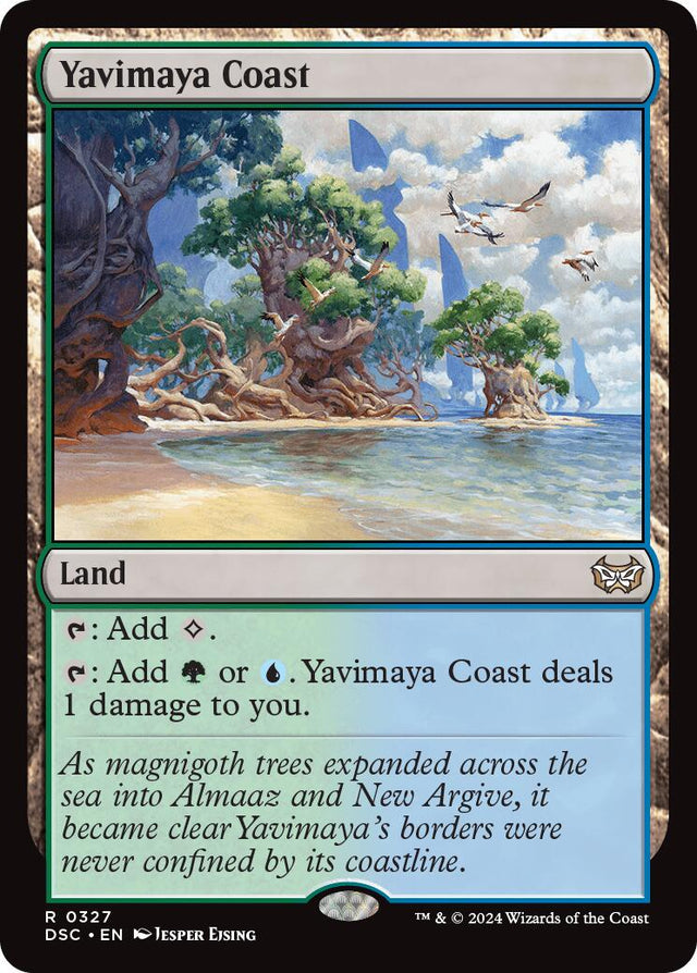Yavimaya Coast [Duskmourn: House of Horror Commander] - PCA Designer Toys
