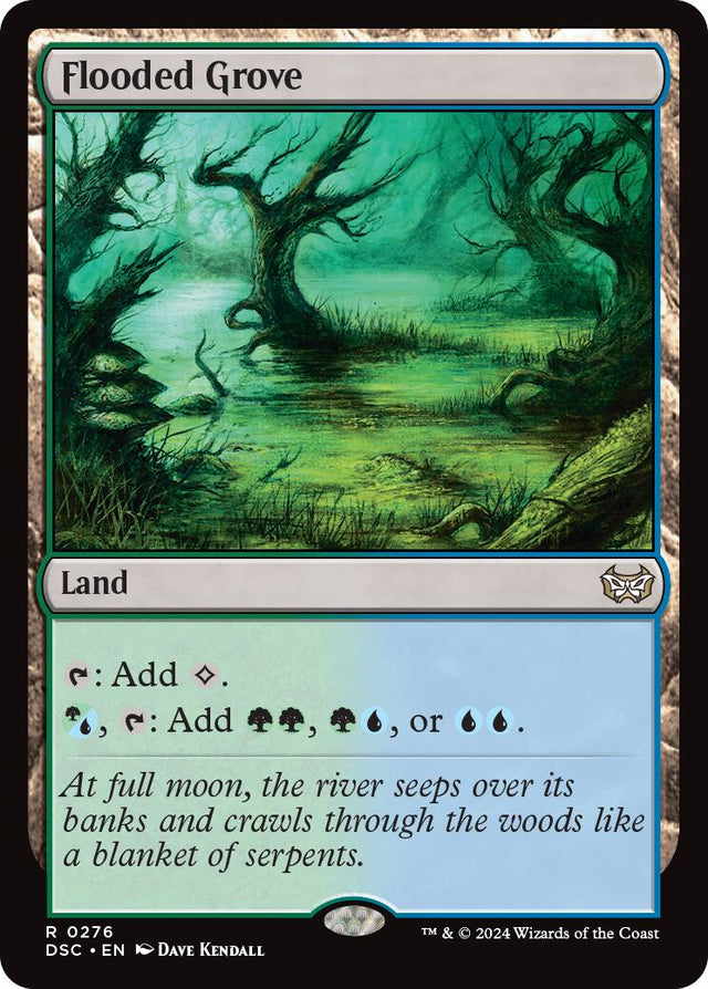 Flooded Grove [Duskmourn: House of Horror Commander] - PCA Designer Toys
