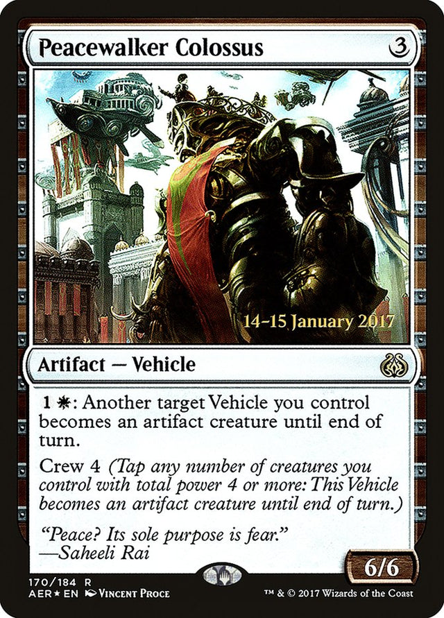 Peacewalker Colossus [Aether Revolt Prerelease Promos] - PCA Designer Toys