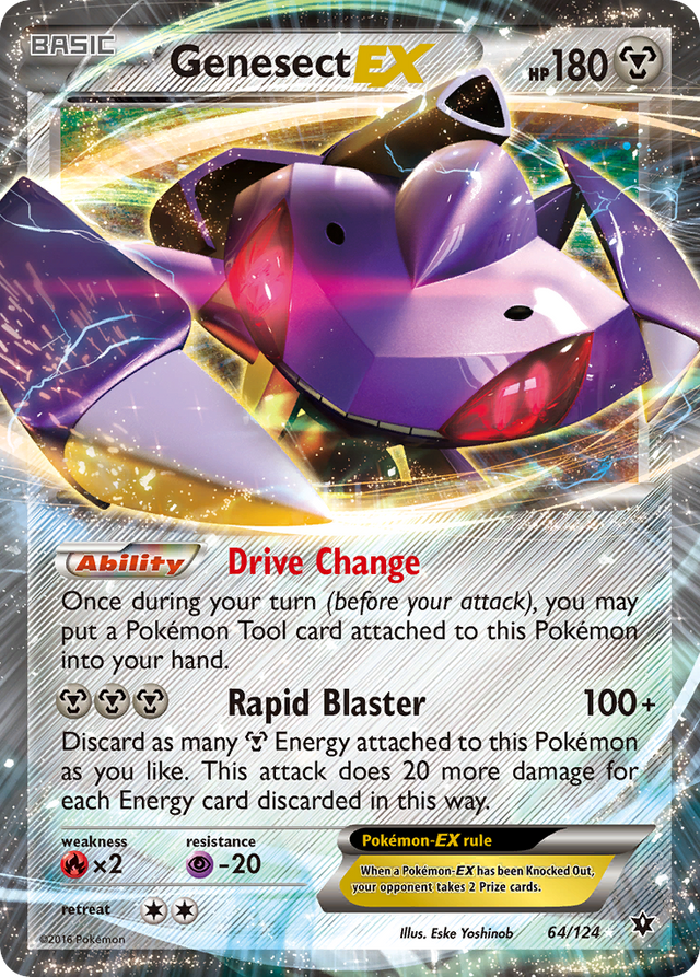 Genesect EX (64/124) [XY: Fates Collide] - PCA Designer Toys