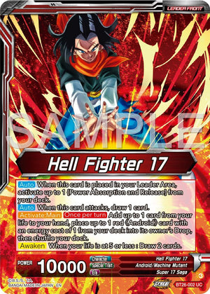 Hell Fighter 17 // Super 17, Anti-Saiyan Killing Machine (BT26-002) [Ultimate Advent Prerelease Promos] - PCA Designer Toys