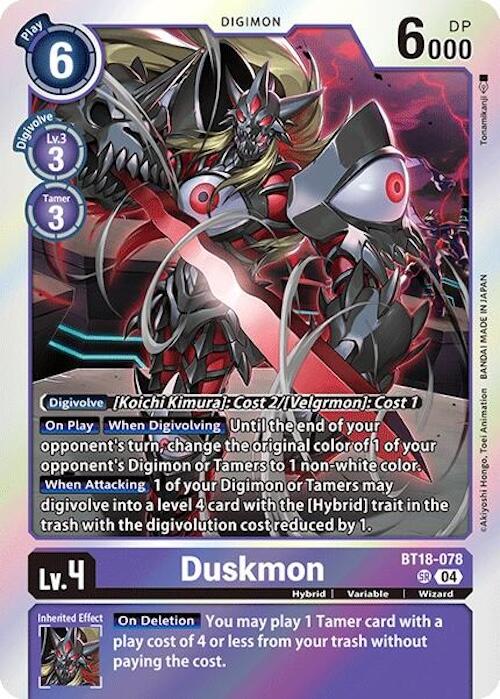 Duskmon [BT18-078] [Release Special Booster Ver.2.0] - PCA Designer Toys