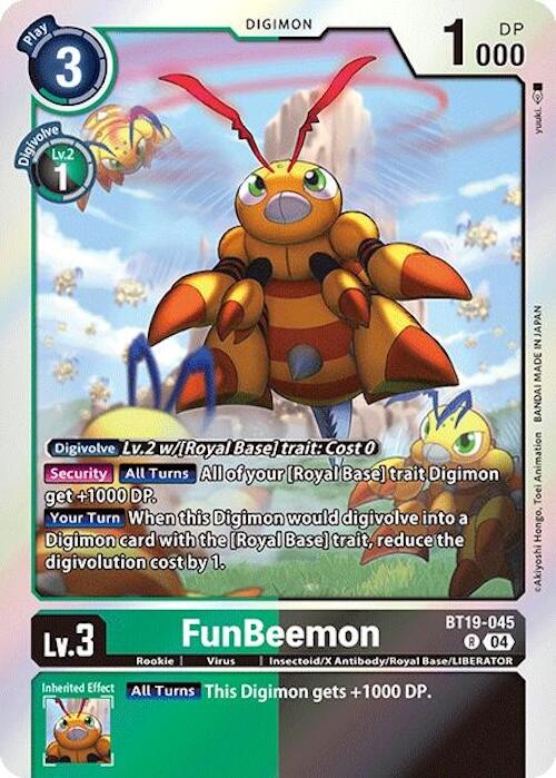 FunBeemon [BT19-045] [Release Special Booster Ver.2.0] - PCA Designer Toys