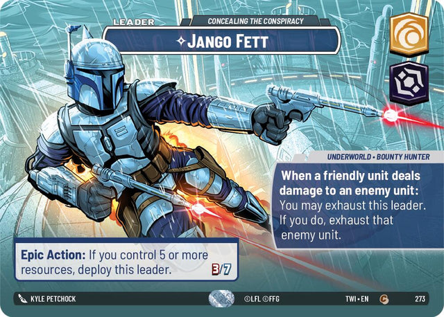 Jango Fett - Concealing the Conspiracy (273) (Showcase) (273) [Twilight of the Republic]