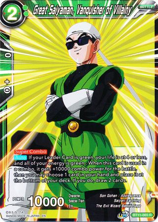 Great Saiyaman, Vanquisher of Villainy (BT11-065) [Vermilion Bloodline] - PCA Designer Toys