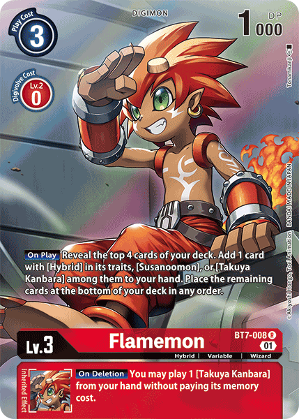 Flamemon [BT7-008] (Alternate Art) [Next Adventure] - PCA Designer Toys