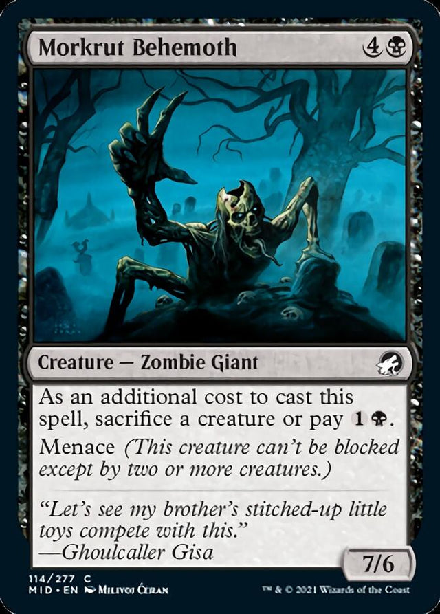 Morkrut Behemoth [Innistrad: Midnight Hunt] - PCA Designer Toys
