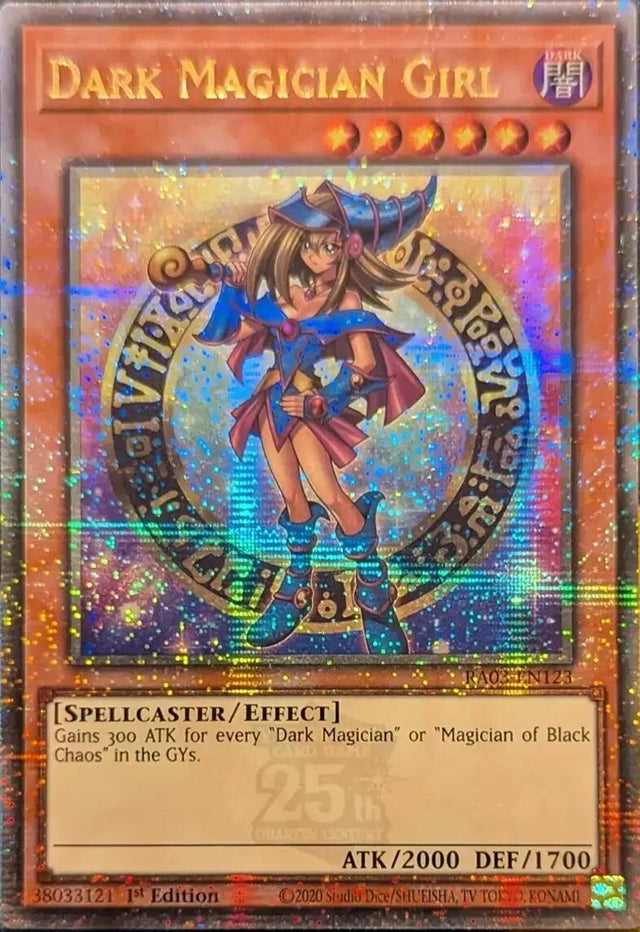 Dark Magician Girl (Quarter Century Secret Rare) (B) [RA03-EN123] Quarter Century Secret Rare