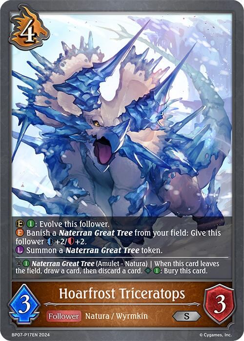 Hoarfrost Triceratops - P17EN (Foil) (BP07-P17EN) [Verdant Steel]