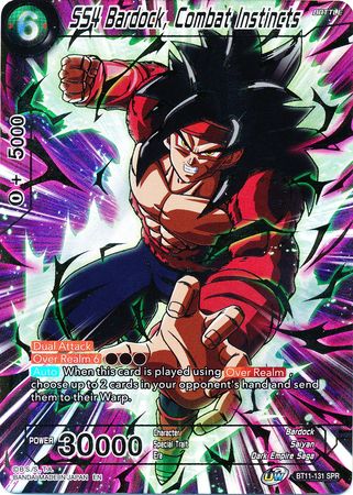 SS4 Bardock, Combat Instincts (SPR) (BT11-131) [Vermilion Bloodline] - PCA Designer Toys