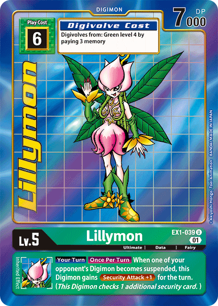 Lillymon [EX1-039] (Alternate Art) [Classic Collection] - PCA Designer Toys
