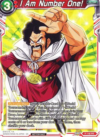 I Am Number One! (Power Booster: World Martial Arts Tournament) (P-146) [Promotion Cards] - PCA Designer Toys