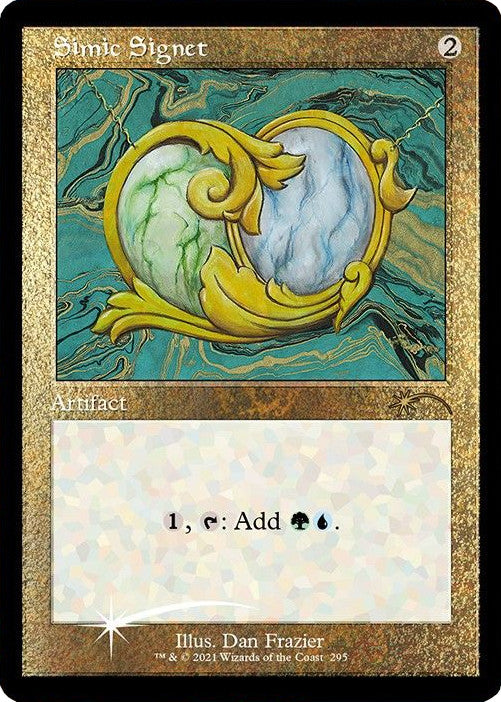 Simic Signet (Retro) (Foil Etched) [Secret Lair Drop Series] - PCA Designer Toys