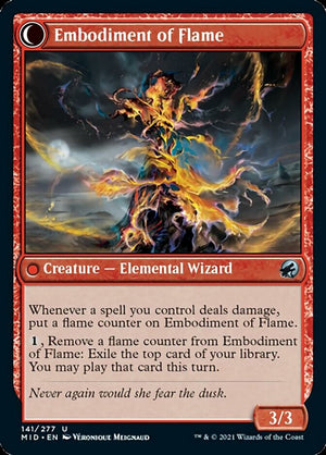 Flame Channeler // Embodiment of Flame [Innistrad: Midnight Hunt] - PCA Designer Toys