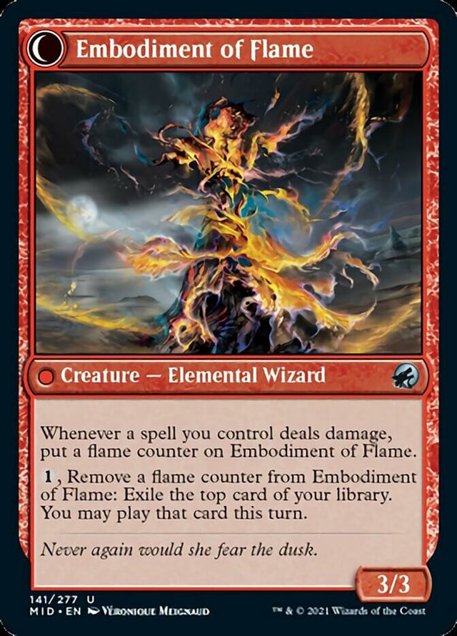 Flame Channeler // Embodiment of Flame [Innistrad: Midnight Hunt] - PCA Designer Toys