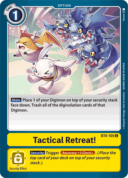 Tactical Retreat! [BT4-105] [Great Legend] - PCA Designer Toys