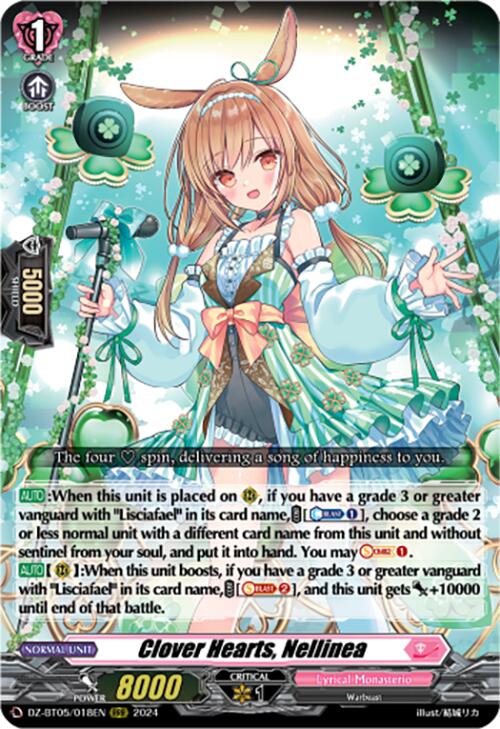 Clover Hearts, Nellinea (DZ-BT05/018EN) [Omniscient Awakening] - PCA Designer Toys