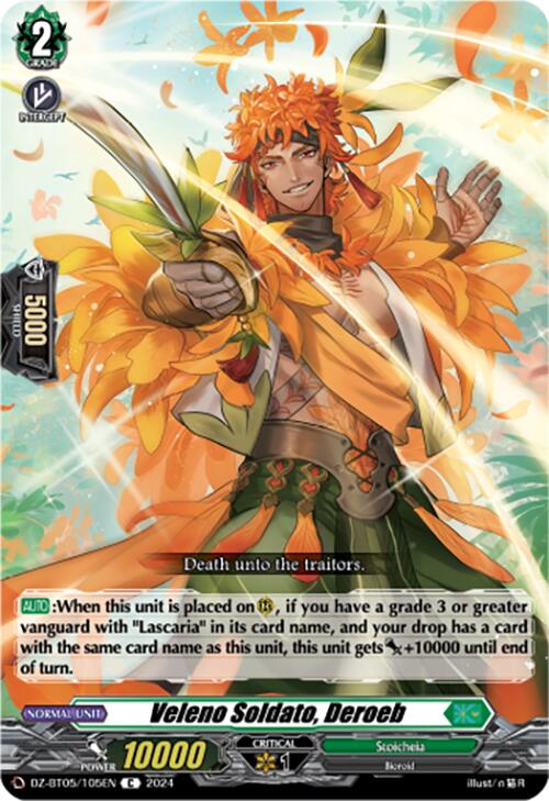 Veleno Soldato, Deroeb (DZ-BT05/105EN) [Omniscient Awakening]