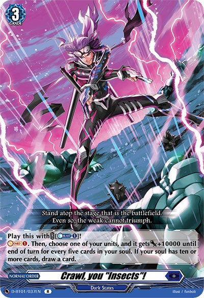 Crawl, you "Insects"! (D-BT01/037EN) [Genesis of the Five Greats] - PCA Designer Toys