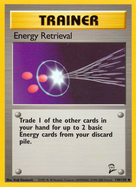 Energy Retrieval (110/130) [Base Set 2] - PCA Designer Toys
