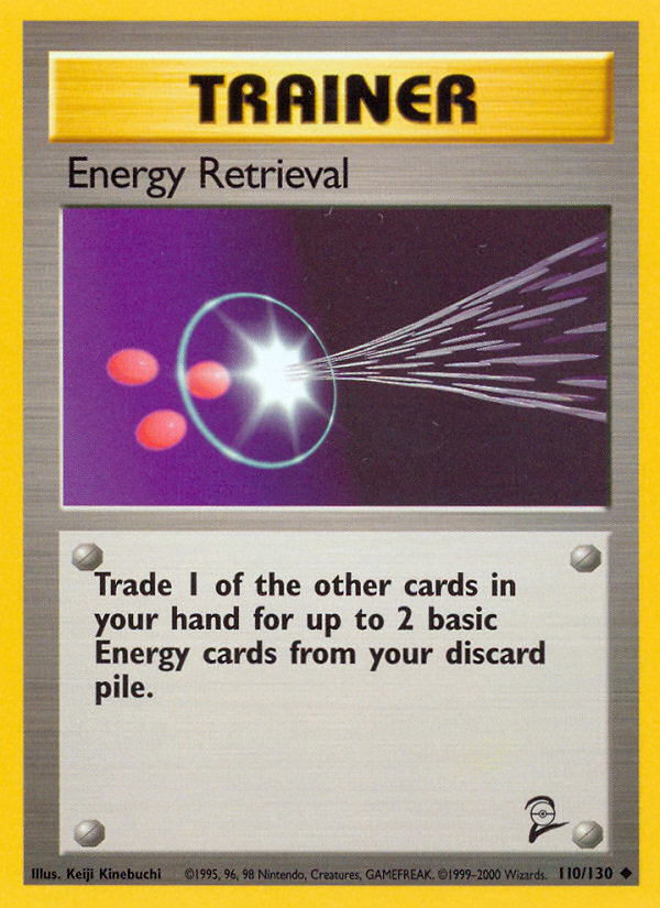 Energy Retrieval (110/130) [Base Set 2] - PCA Designer Toys