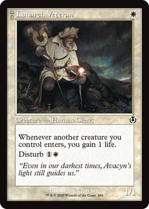 Lunarch Veteran // Luminous Phantom (Retro Frame) [Innistrad Remastered]