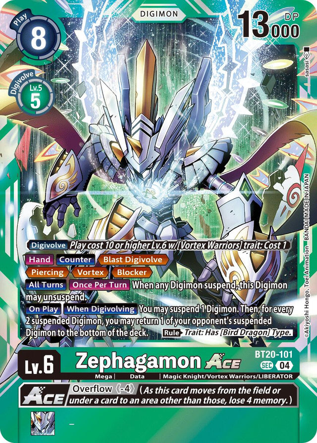 Zephagamon ACE [BT20-101] [Release Special Booster Ver.2.5] - PCA Designer Toys