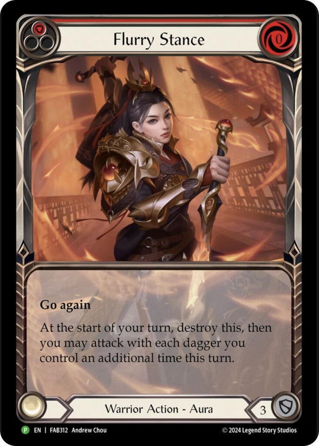 Flurry Stance [FAB312] (Promo)  Rainbow Foil