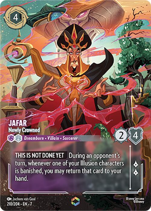 Jafar - Newly Crowned (Enchanted) (210/204) [Archazia's Island] - PCA Designer Toys