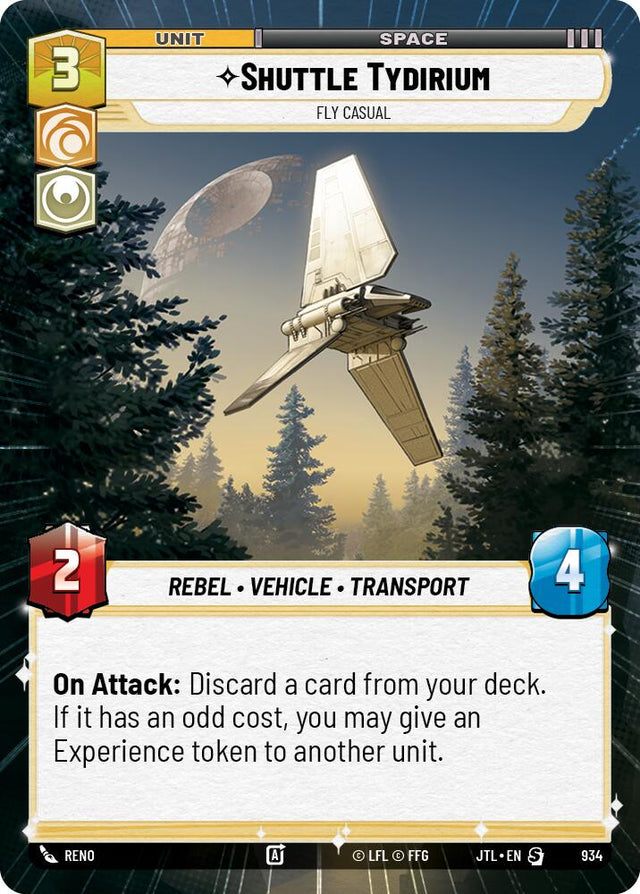 Shuttle Tydirium - Fly Casual (934) (Hyperspace Foil) (934) [Jump to Lightspeed]