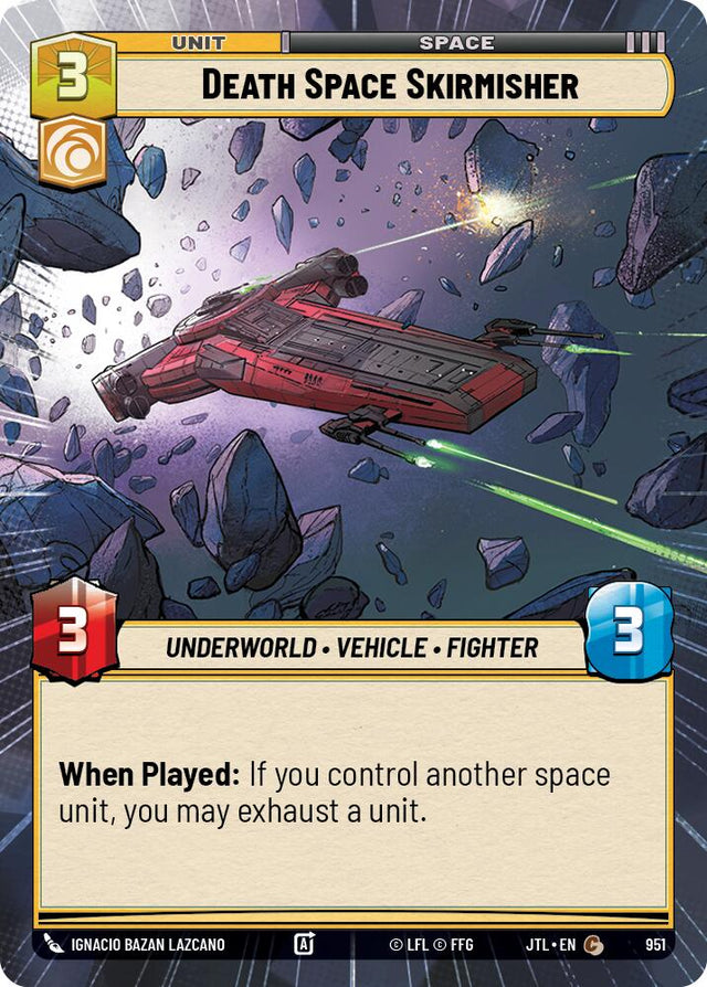 Death Space Skirmisher (951) (Hyperspace Foil) (951) [Jump to Lightspeed]