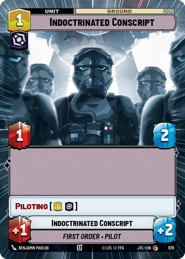 Indoctrinated Conscript (970) (Hyperspace Foil) (970) [Jump to Lightspeed]