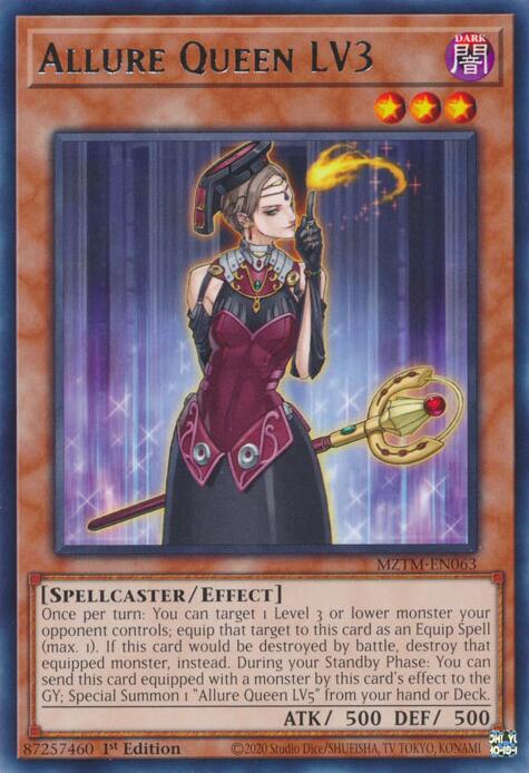 Allure Queen LV3 [MZTM-EN063] Rare