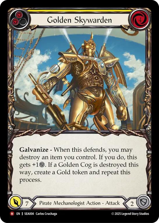 Golden Skywarden [SEA004] (High Seas) - PCA Designer Toys