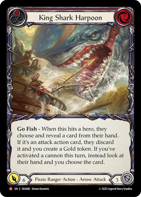 King Shark Harpoon [SEA086] (High Seas) - PCA Designer Toys