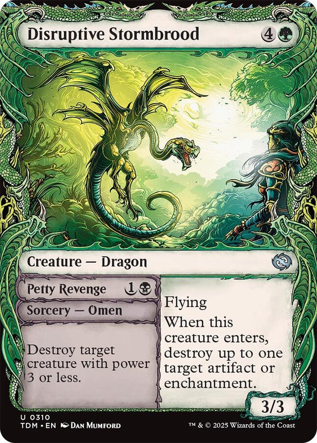 Disruptive Stormbrood (Showcase) [Tarkir: Dragonstorm]
