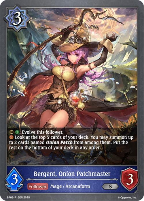 Bergent, Onion Patchmaster - P16EN (Foil) (BP09-P16EN) [Duet of Dawn and Dusk]