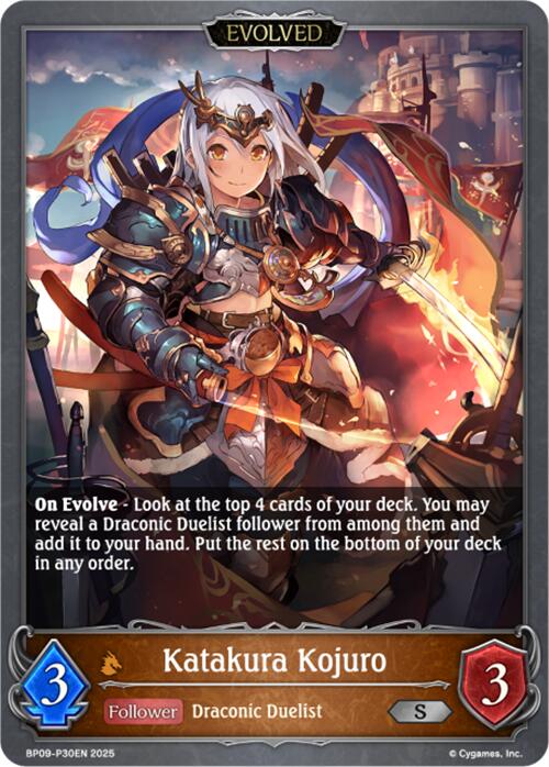 Katakura Kojuro (Evolved) - P30EN (Foil) (BP09-P30EN) [Duet of Dawn and Dusk]