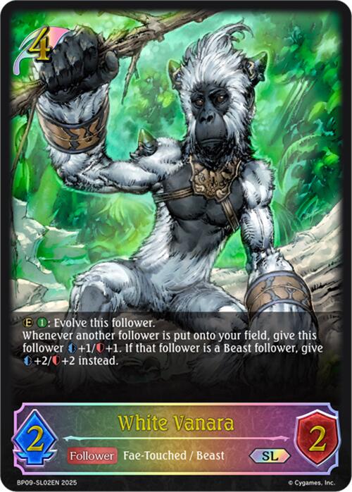 White Vanara (SL) (BP09-SL02EN) [Duet of Dawn and Dusk]