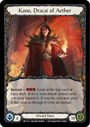 Dash, Inventor Extraordinaire // Kano, Dracai of Aether [ARC001 // ARC113] (Arcane Rising) - PCA Designer Toys