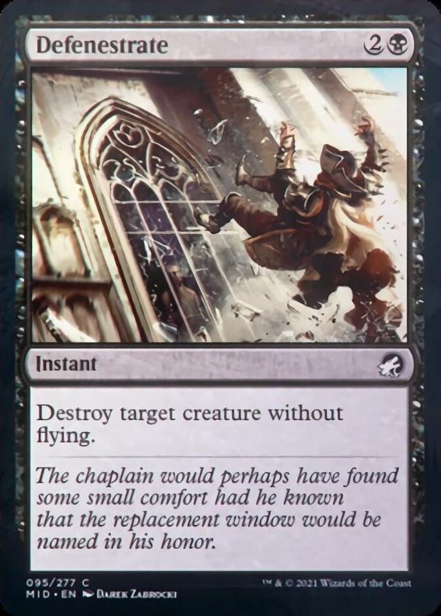Defenestrate [Innistrad: Midnight Hunt] - PCA Designer Toys