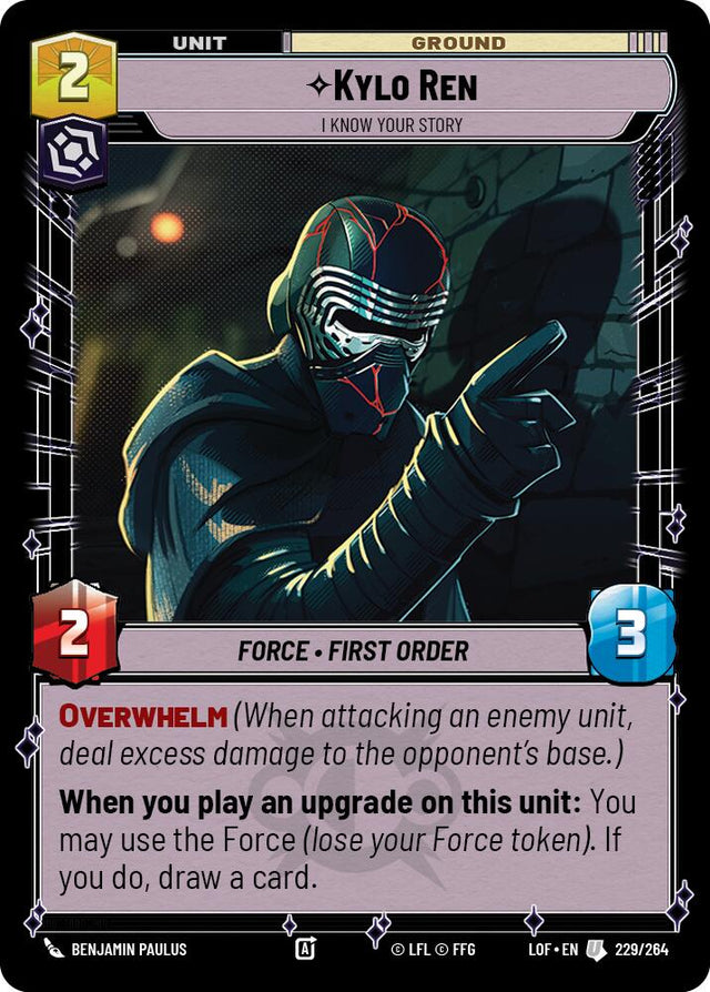 Kylo Ren - I Know Your Story (229/264) (229/264) [Legends of the Force]