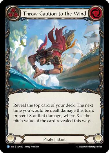 Throw Caution to the Wind [SEA150] (High Seas) - PCA Designer Toys