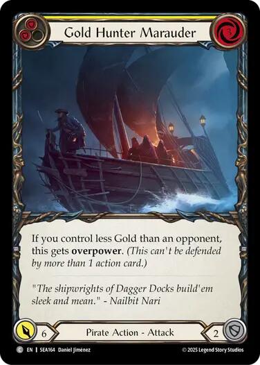 Gold Hunter Marauder [SEA164] (High Seas) - PCA Designer Toys