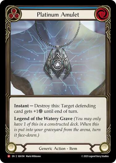 Platinum Amulet [SEA194] (High Seas) - PCA Designer Toys
